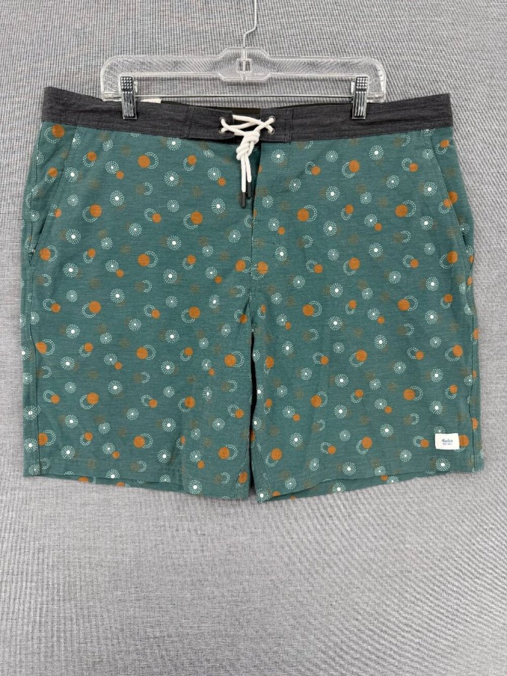 Katin Modular Board Shorts Mens 38 8" Hybrid Beach Swim Trunks Drawstring